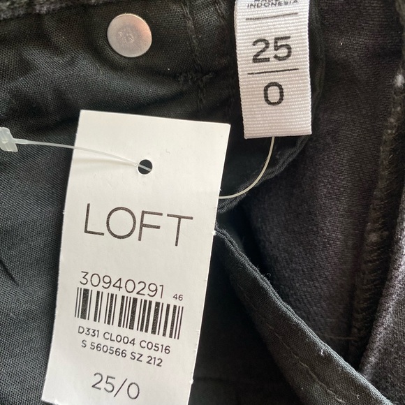 Black Denim Cutoff Shorts - Picture 3 of 4